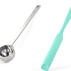 Long-Handled Stainless Steel Coffee Measuring Scoop – 2 Tbsp / 30ml – With Hanging Hole