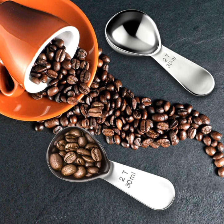 Short-Handled Stainless Steel Coffee Measuring Scoop - Image 2